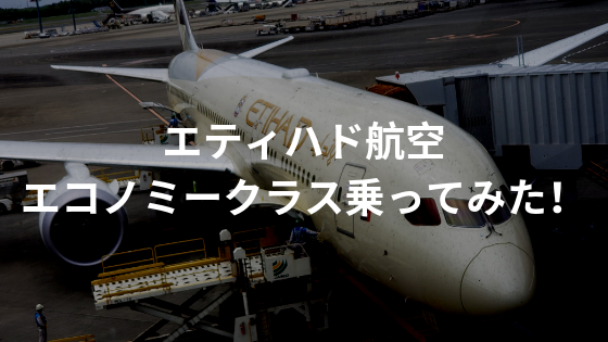 エティハド航空のエコノミークラスに乗ってみた 機内食のメニューは事前確認可 豪華という古い情報に注意 毎日の備忘録